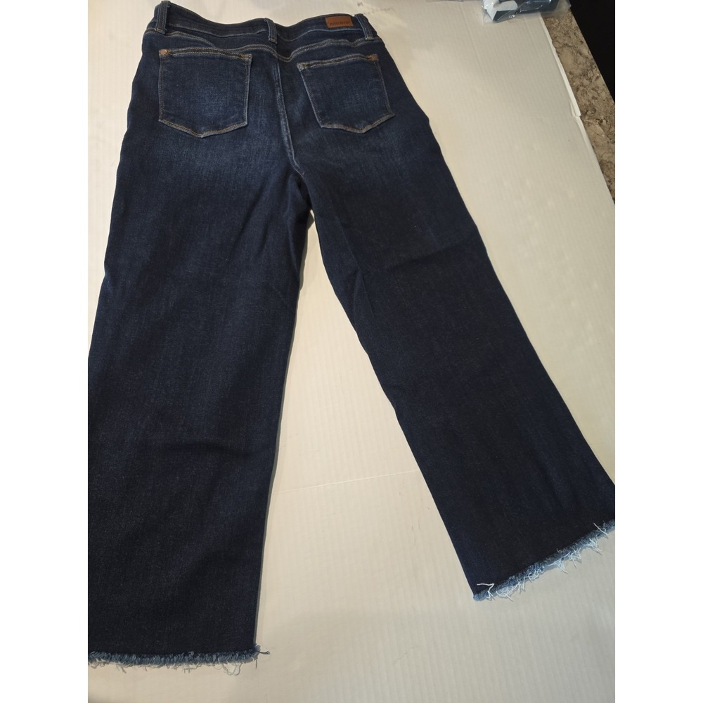 Judy Blue Dark Wash High Rise Wide Leg Denim Jeans 5-Pocket, Women's 9/29 - Picture 11 of 13